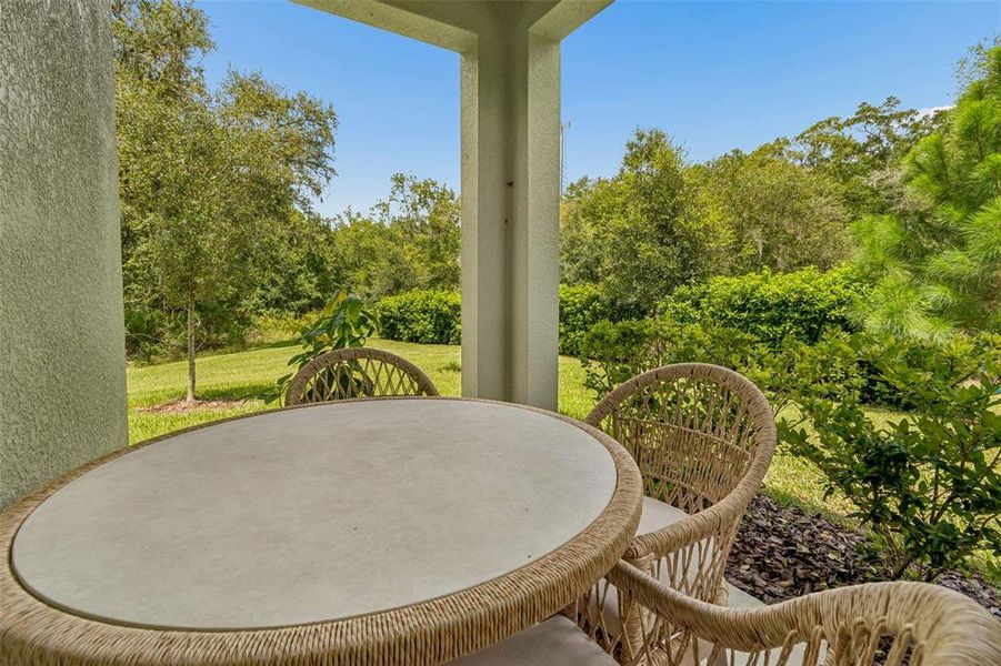 Exterior details and patio area of a home in , Land O' Lakes (Image 31).