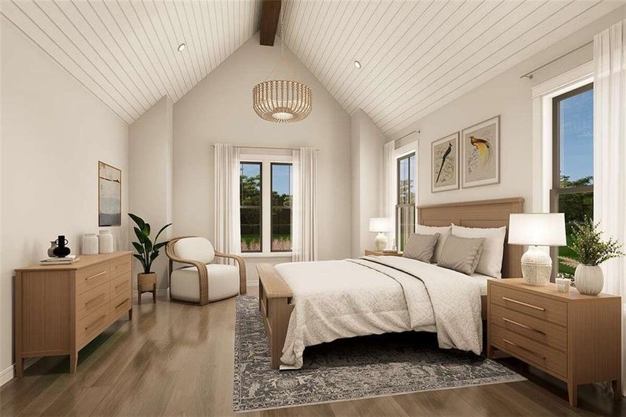 Furnished interior view inside a new home in , Maysville (Image 9).