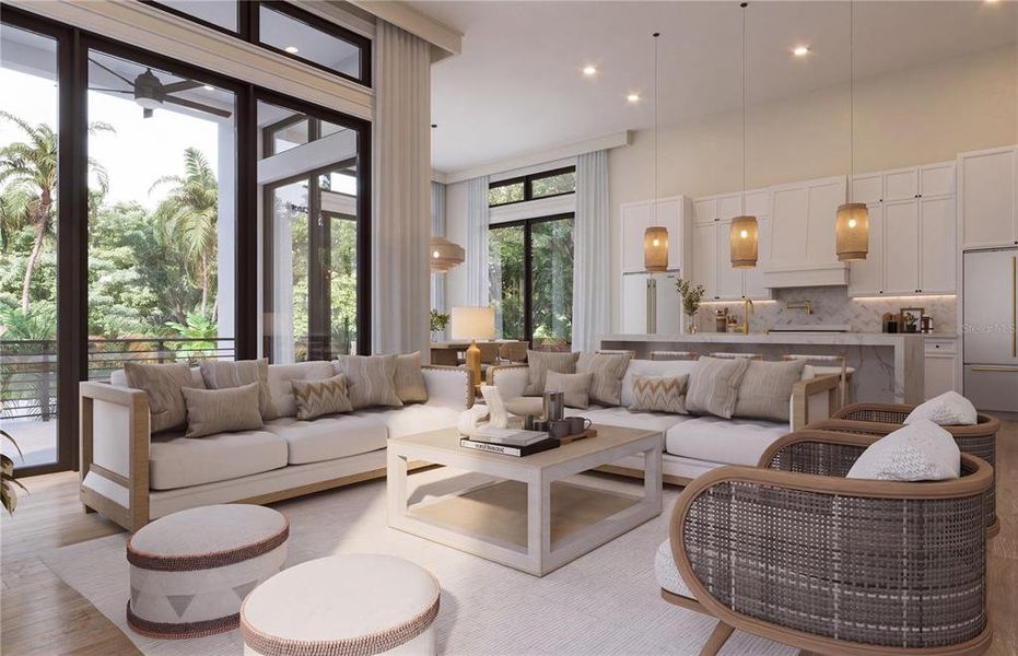 Furnished interior view inside a new home in , Sarasota (Image 4). Furnished interior view inside a new home in , Sarasota (Image 4).