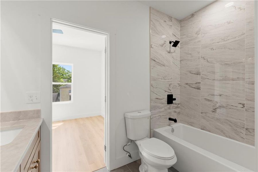 Furnished interior view inside a new home in , Atlanta (Image 14).