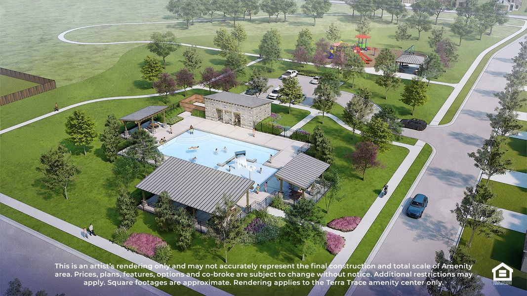 Community amenities associated with the Kennedy by D.R. Horton in Terra Trace, Crowley (Image 5).