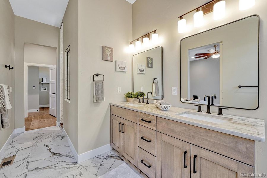 Furnished interior view inside a new home in , Colorado Springs (Image 26).