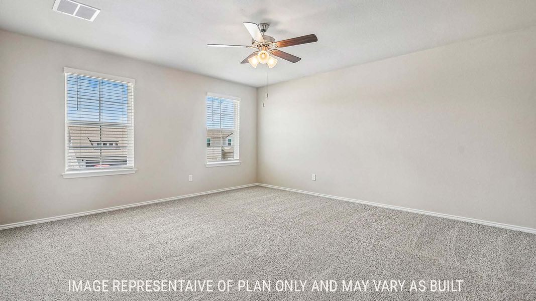 Spacious, unfurnished interior of a new home in Eagles Landing, Waco (Image 22).
