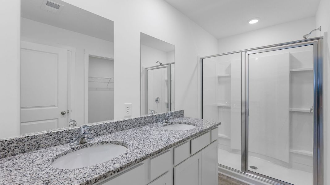 Furnished interior view inside a new home in Hillcrest Landing, Cleveland (Image 11).