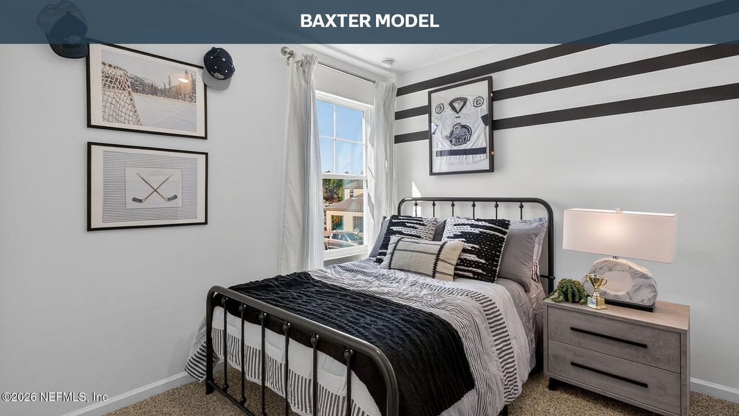 Furnished interior view inside a new home in Liberty Cove, Yulee (Image 16). Furnished interior view inside a new home in Liberty Cove, Yulee (Image 16).