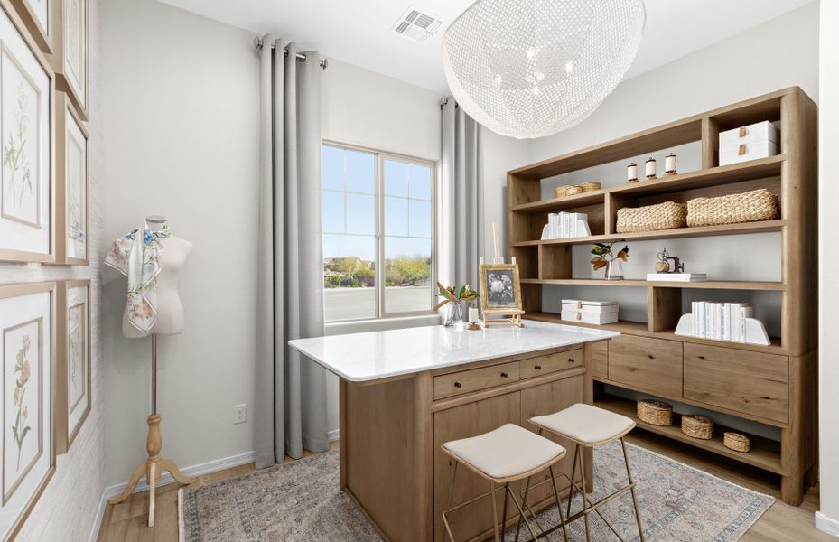 Representative furnished interior of a home built from the Kinsey by Del Webb in Sun City Festival, Buckeye (Image 12).