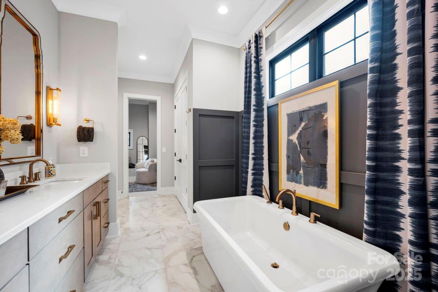 Furnished interior view inside a new home in , Davidson (Image 17).