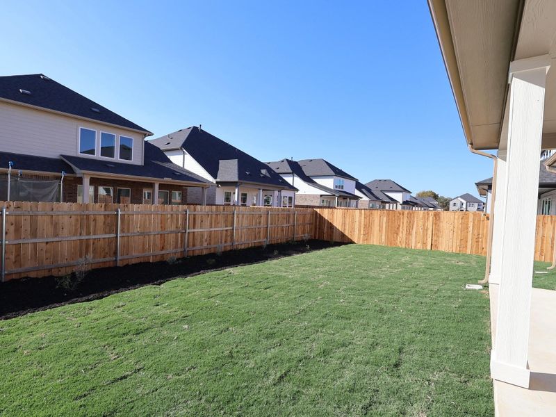 Exterior details and patio area of a home in Barksdale, Leander (Image 25). Exterior details and patio area of a home in Barksdale, Leander (Image 25).