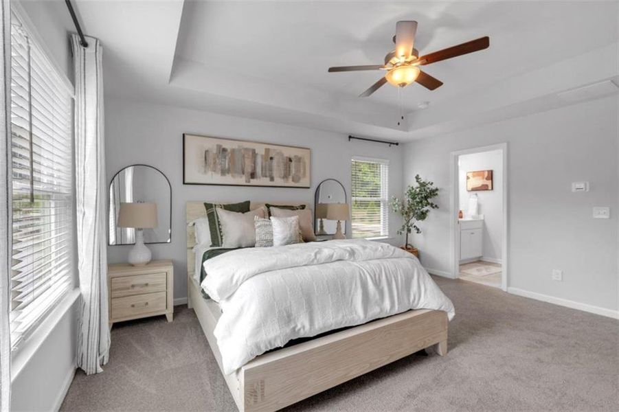 Furnished interior view inside a new home in Park Center Pointe, Austell (Image 36).
