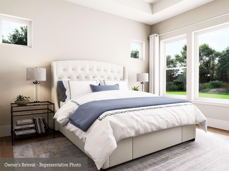 Furnished interior view inside a new home in Easthaven at Bridgeland Central - Horizon Collection, Cypress (Image 4).