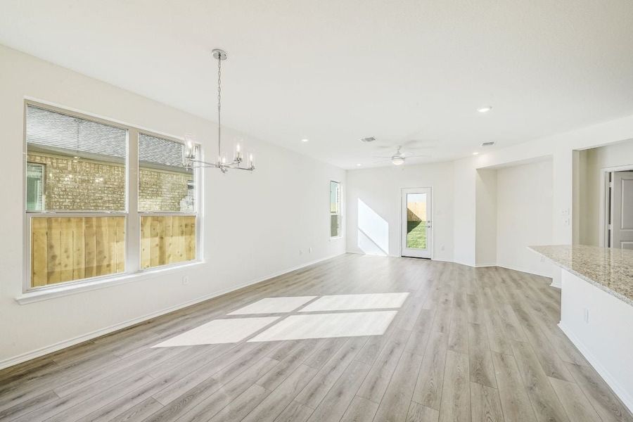 Spacious, unfurnished interior of a new home in Salerno - Heritage Collection, Round Rock (Image 6).