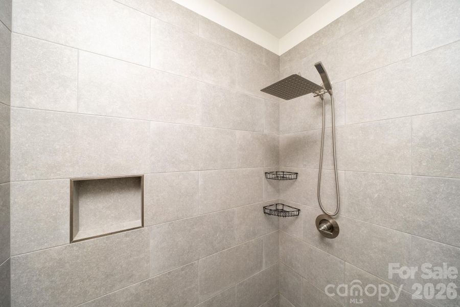 Premium shower-head in the Primary Bathroom. Premium shower-head in the Primary Bathroom.