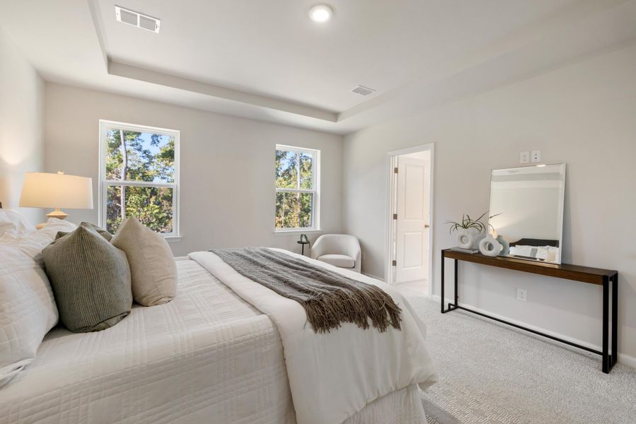 Furnished interior view inside a new home in The Oaks, Goose Creek (Image 12).