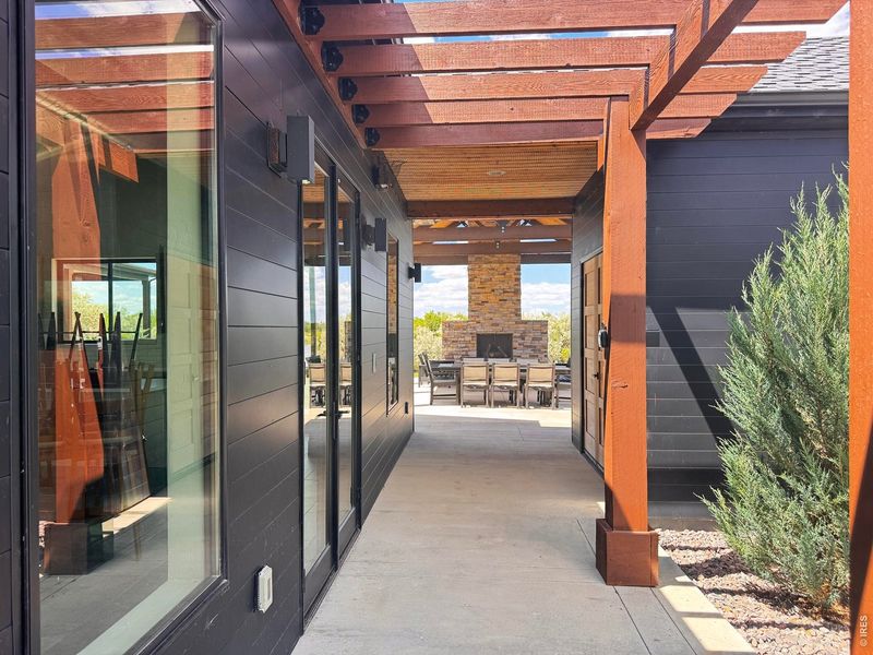 Exterior details and patio area of a home in , Windsor (Image 4).