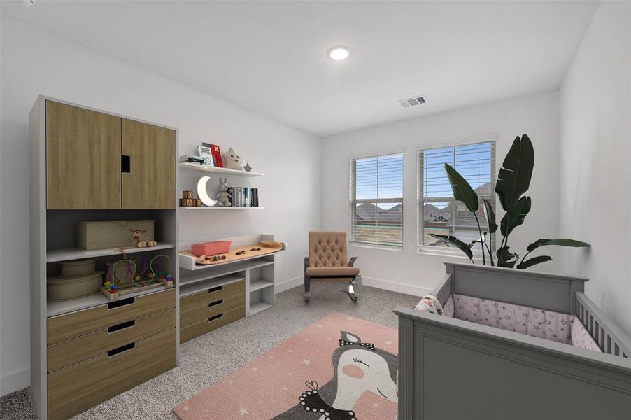 Furnished interior view inside a new home in Creekshaw, Royse City (Image 24).