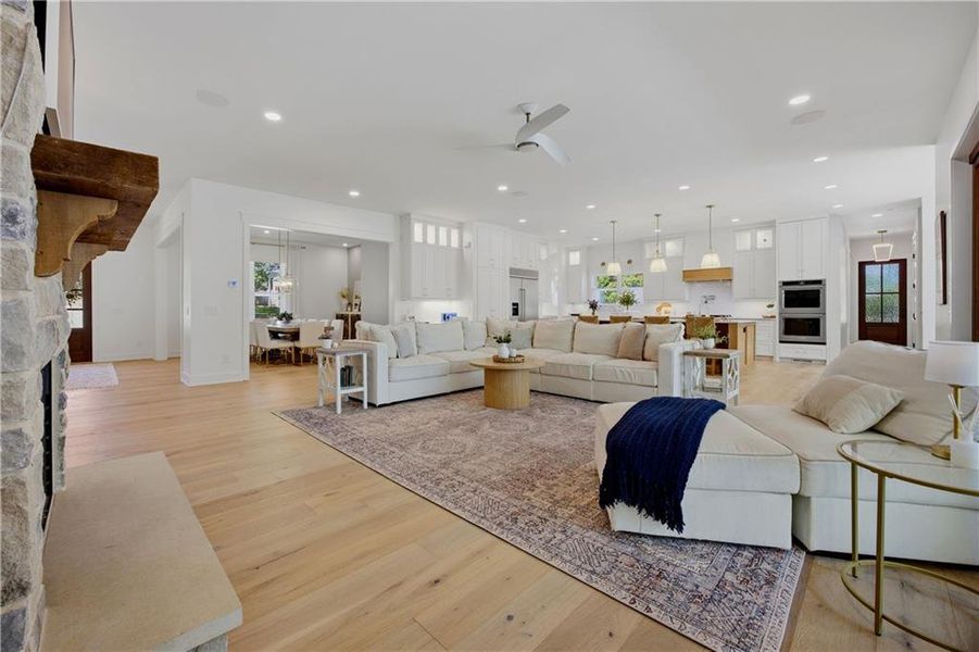 Furnished interior view inside a new home in , Sugar Hill (Image 38).