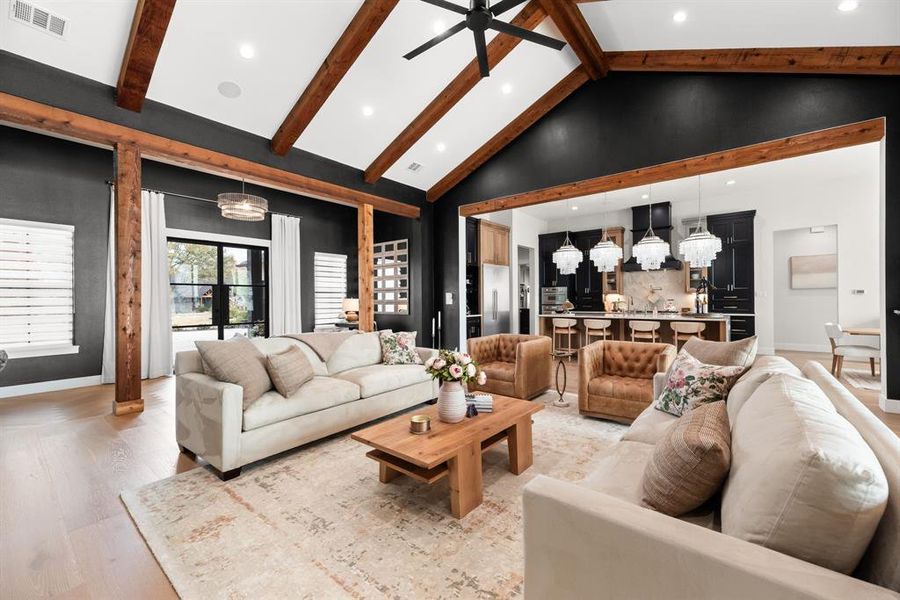 Furnished interior view inside a new home in , Corsicana (Image 4).