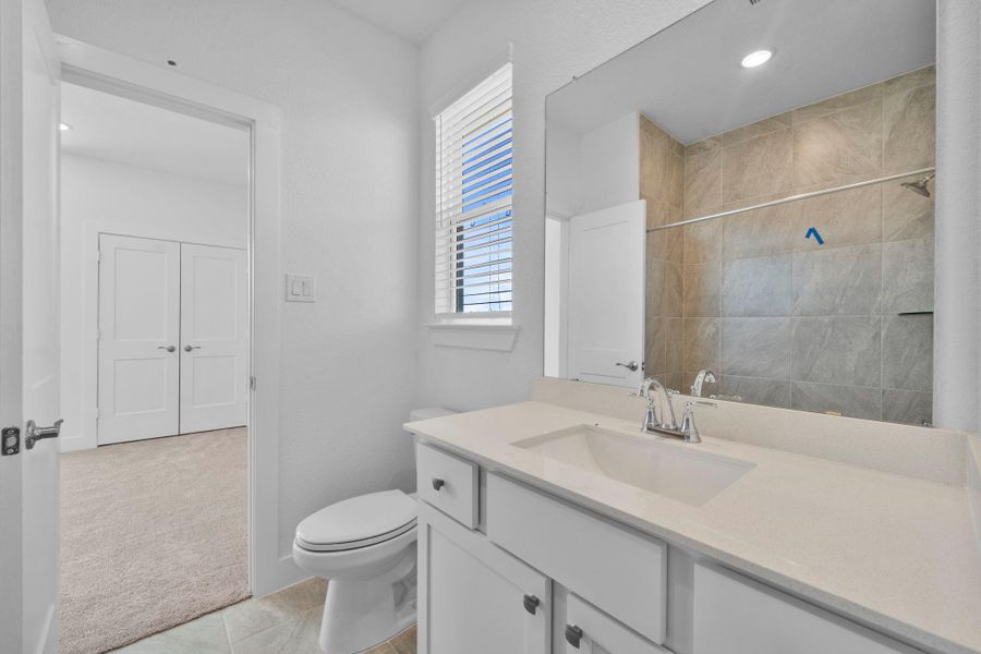 Furnished interior view inside a new home in Bridgeland, Cypress (Image 8).