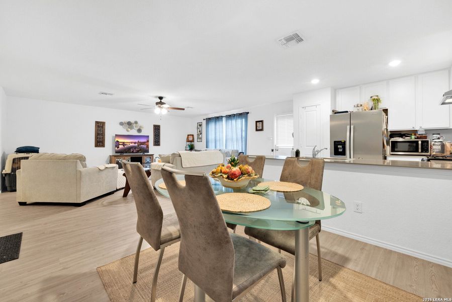 Furnished interior view inside a new home in Morgan Heights, San Antonio (Image 8).
