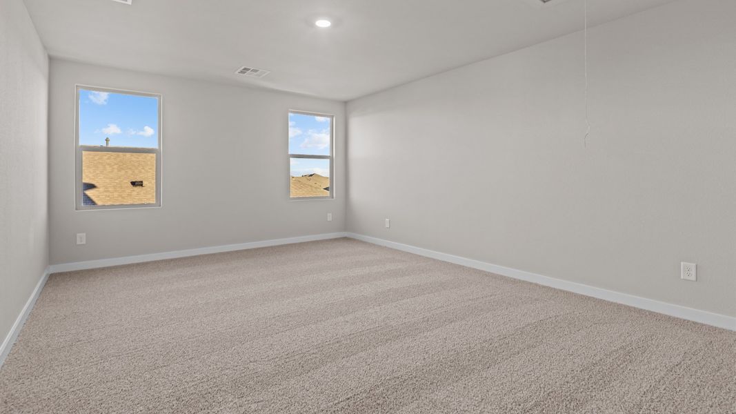 Representative unfurnished interior of a home built from the ROSEMONT by D.R. Horton in Homestead at Parks Bell Ranch, Odessa (Image 19).
