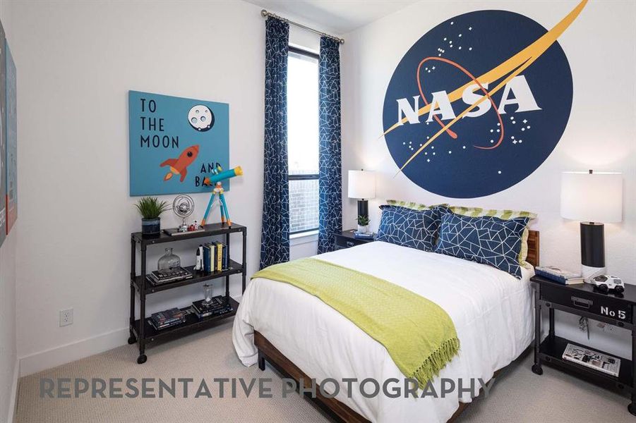 Furnished interior view inside a new home in Sandbrock Ranch, Aubrey (Image 14).