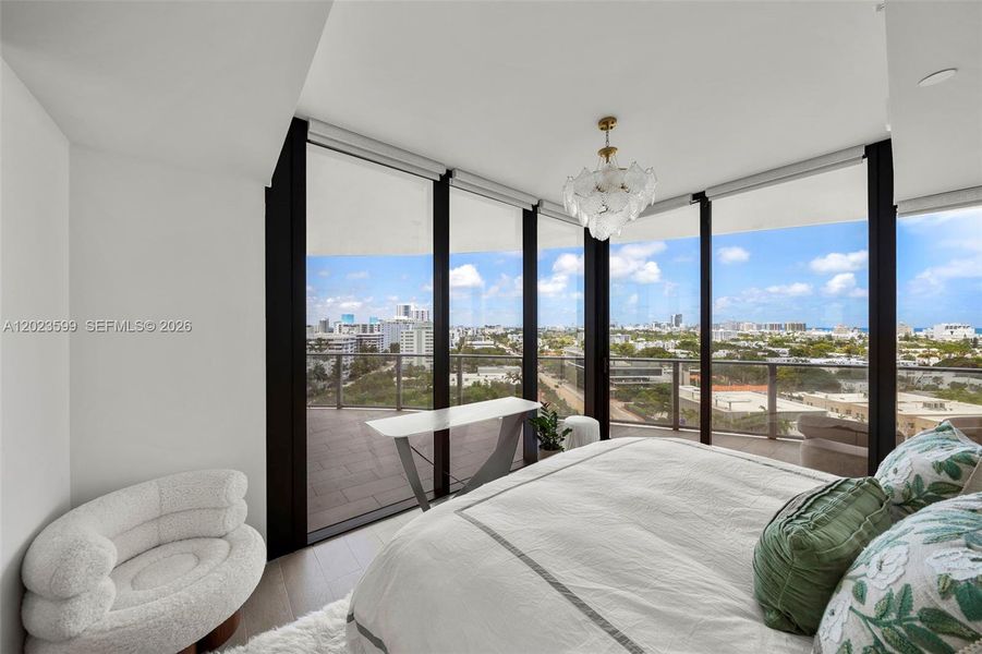 Furnished interior view inside a new home in , Miami Beach (Image 37). Furnished interior view inside a new home in , Miami Beach (Image 37).