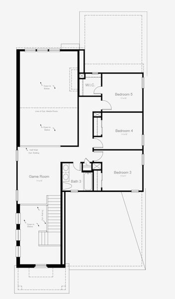 Image 6 representing the Sabine by Scott Felder Homes in University Heights, Round Rock, TX. Image 6 representing the Sabine by Scott Felder Homes in University Heights, Round Rock, TX.