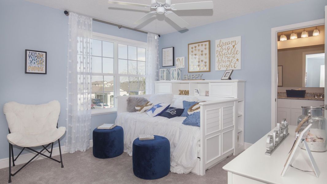 Representative furnished interior of a home built from the Carlisle by Maronda Homes in Malabar Springs, Palm Bay (Image 48).
