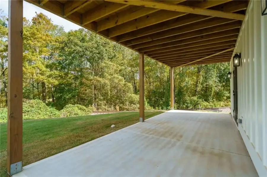 Exterior details and patio area of a home in , Ball Ground (Image 31).