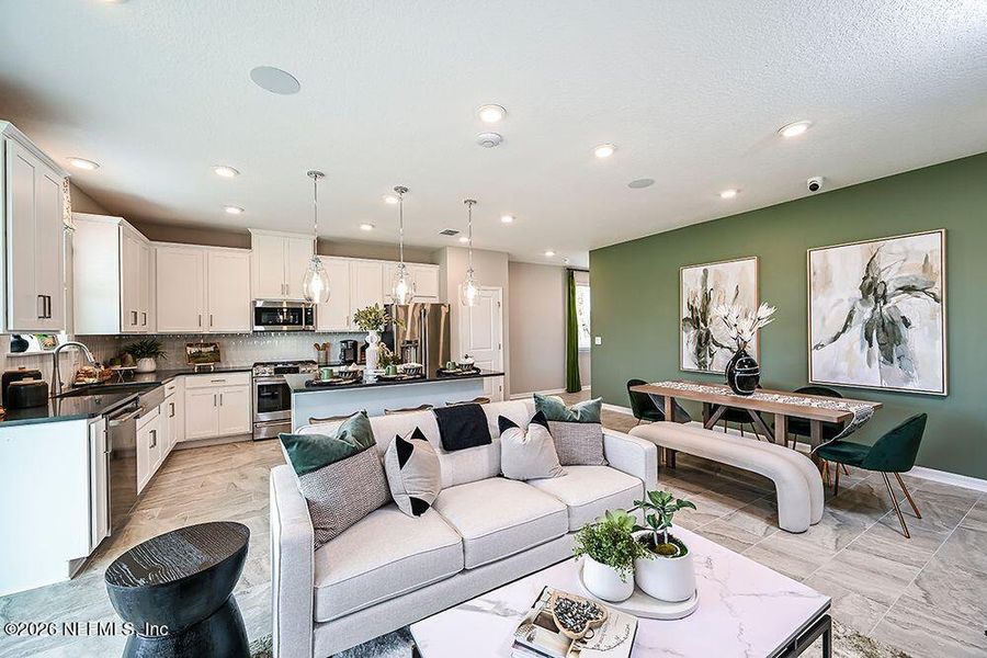 Furnished interior view inside a new home in , St. Augustine (Image 27).