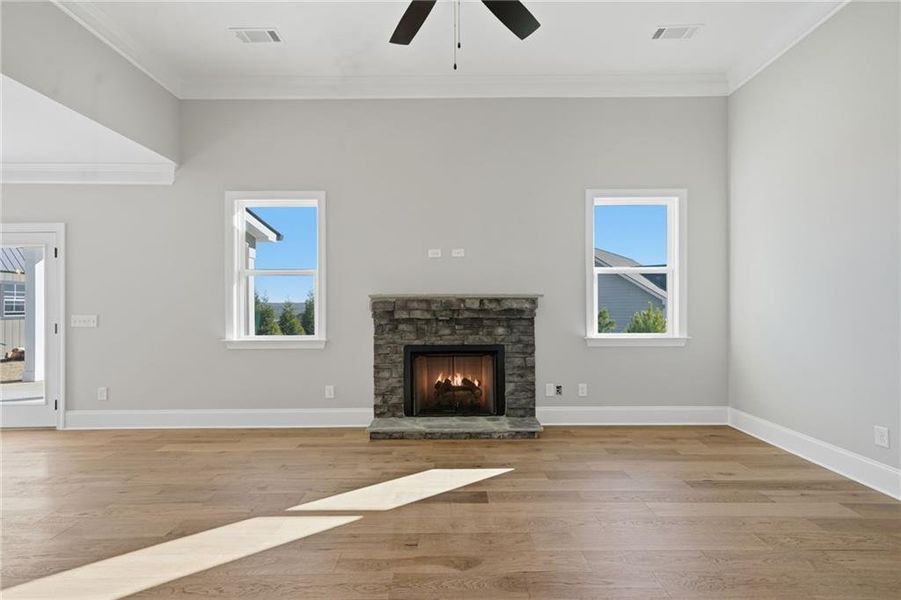 Spacious, unfurnished interior of a new home in , Ball Ground (Image 39).