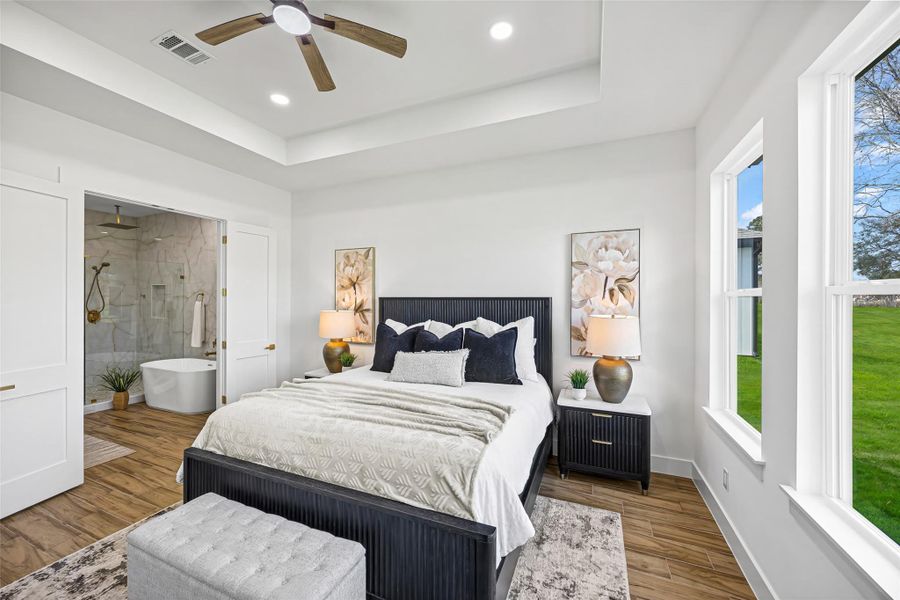 Furnished interior view inside a new home in , Dayton (Image 8).