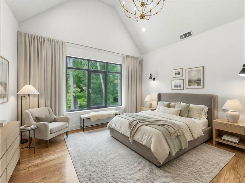Furnished interior view inside a new home in , Lawrenceville (Image 17).