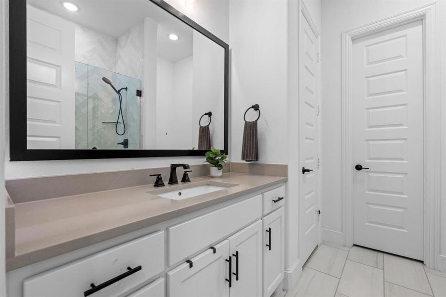 Furnished interior view inside a new home in Star Trail, Prosper (Image 5).