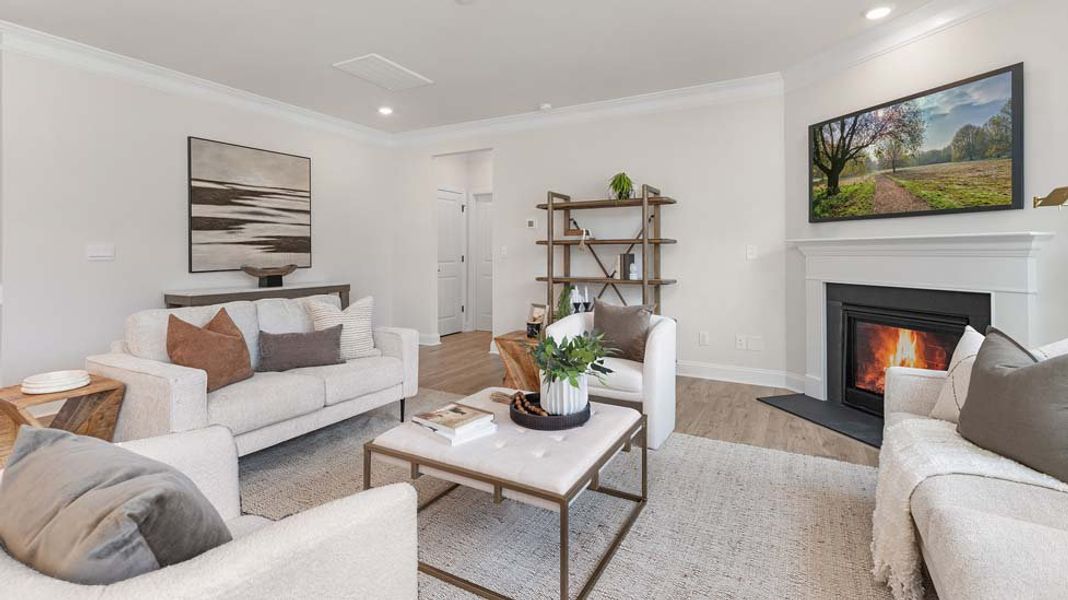 Furnished interior view inside a new home in Sylvan Creek, Denver (Image 15).