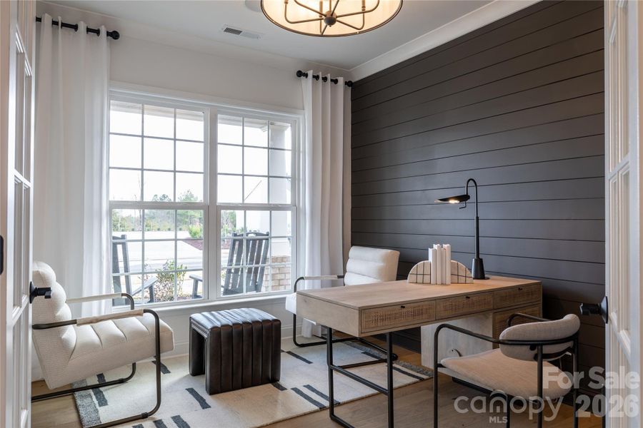 Not actual home. Photos of Riverton plan model home.