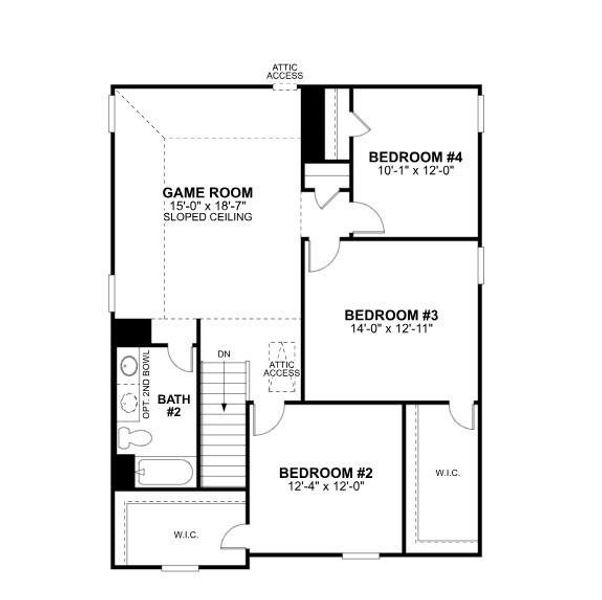 2D floor plan layout of this home in Miller's Pond, Rosenberg, TX (Image 5). 2D floor plan layout of this home in Miller's Pond, Rosenberg, TX (Image 5).
