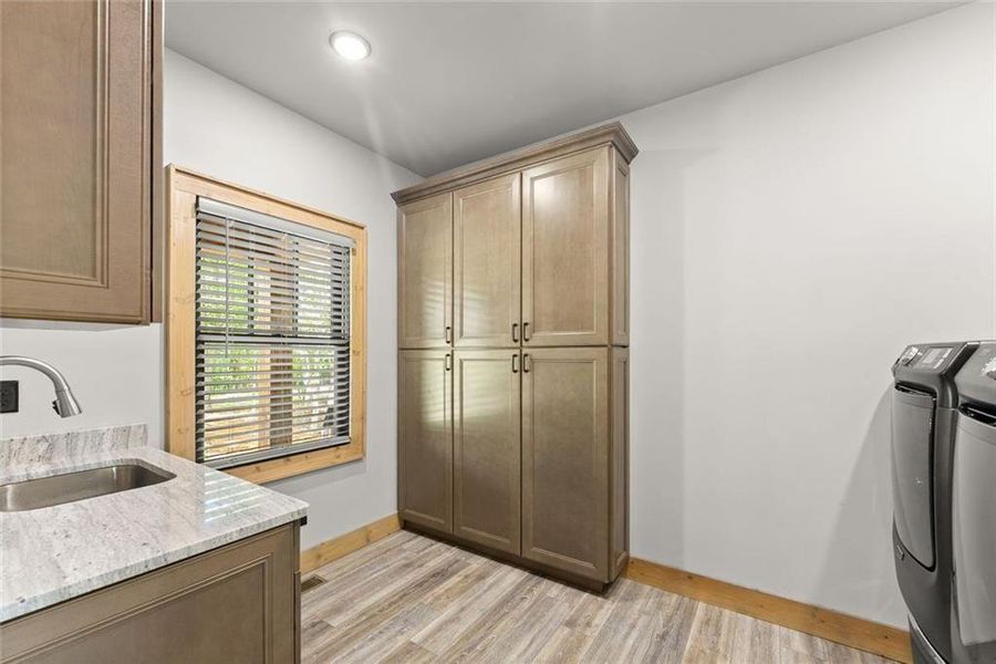 Furnished interior view inside a new home in , Cleveland (Image 9).