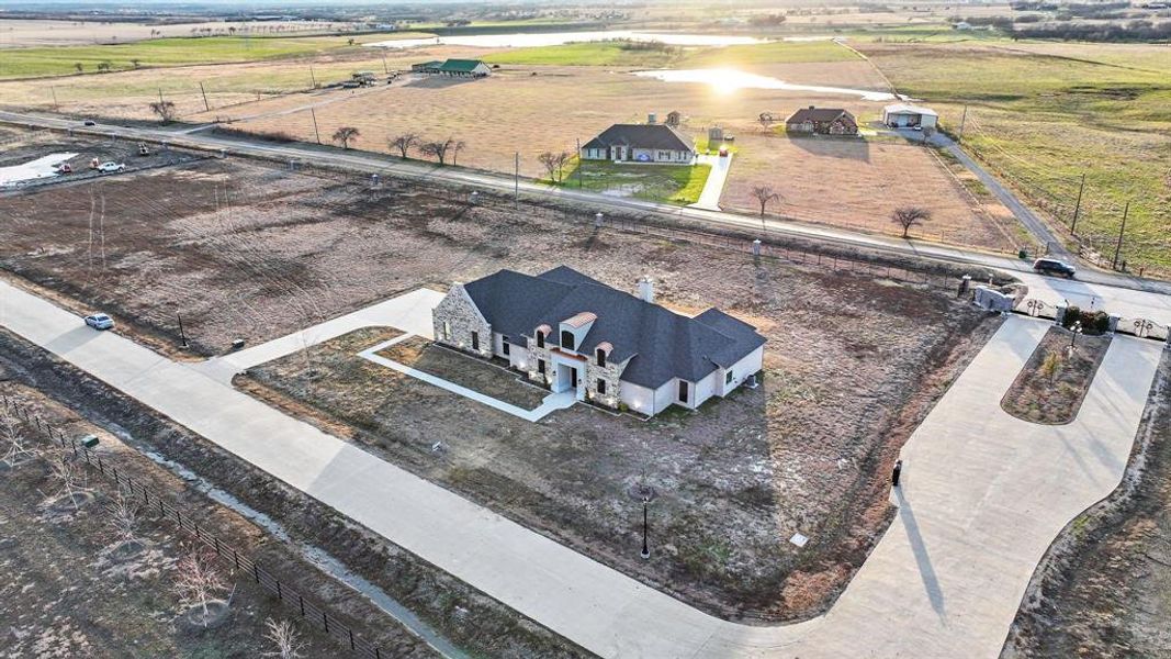 Drone / aerial view featuring a rural view