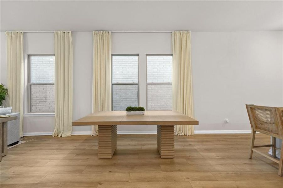 Furnished interior view inside a new home in Tenison Village at Buckner Terrace, Dallas (Image 25).