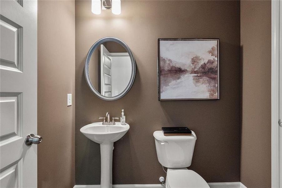 Furnished interior view inside a new home in Garrett Preserve, Douglasville (Image 17).