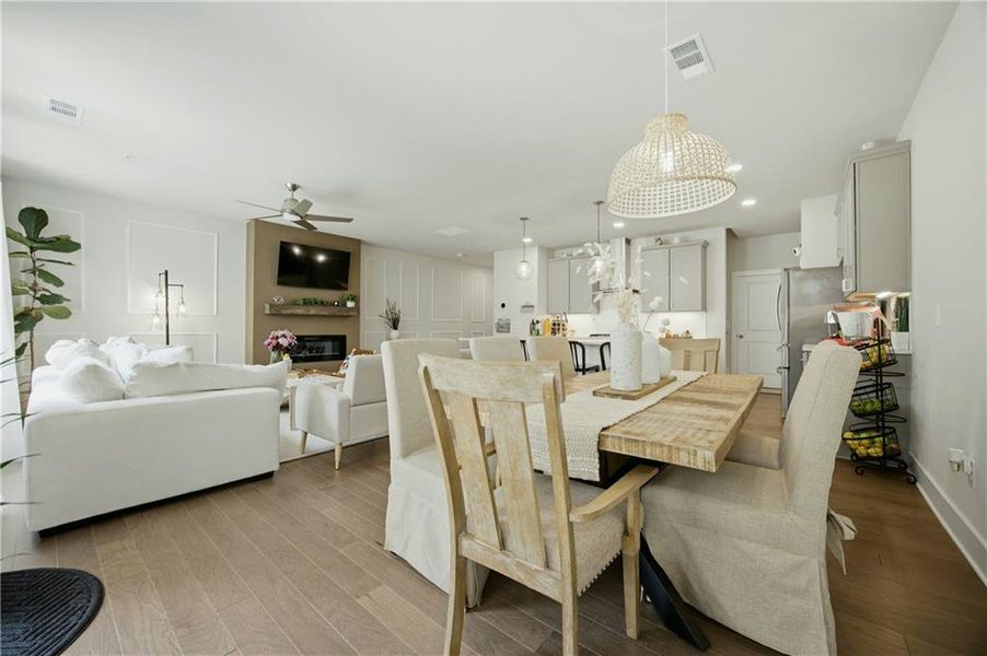 Furnished interior view inside a new home in , Cumming (Image 29).