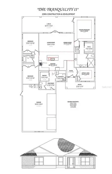 2D floor plan layout of this home in , Dunnellon, FL (Image 5).