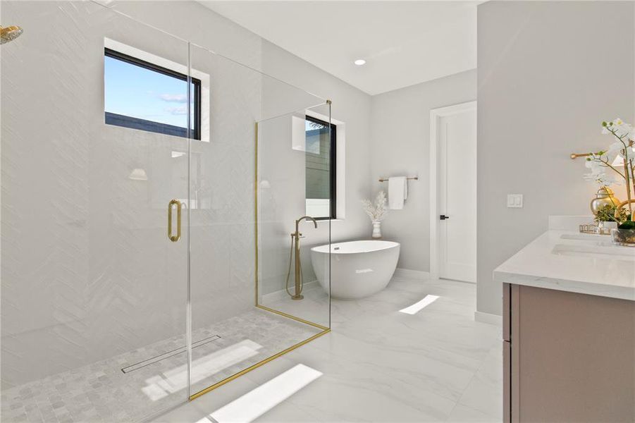 Furnished interior view inside a new home in , Orlando (Image 19).