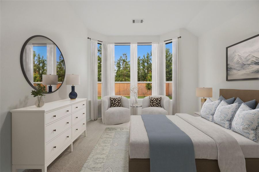 Primary Bedroom - Virtually Staged