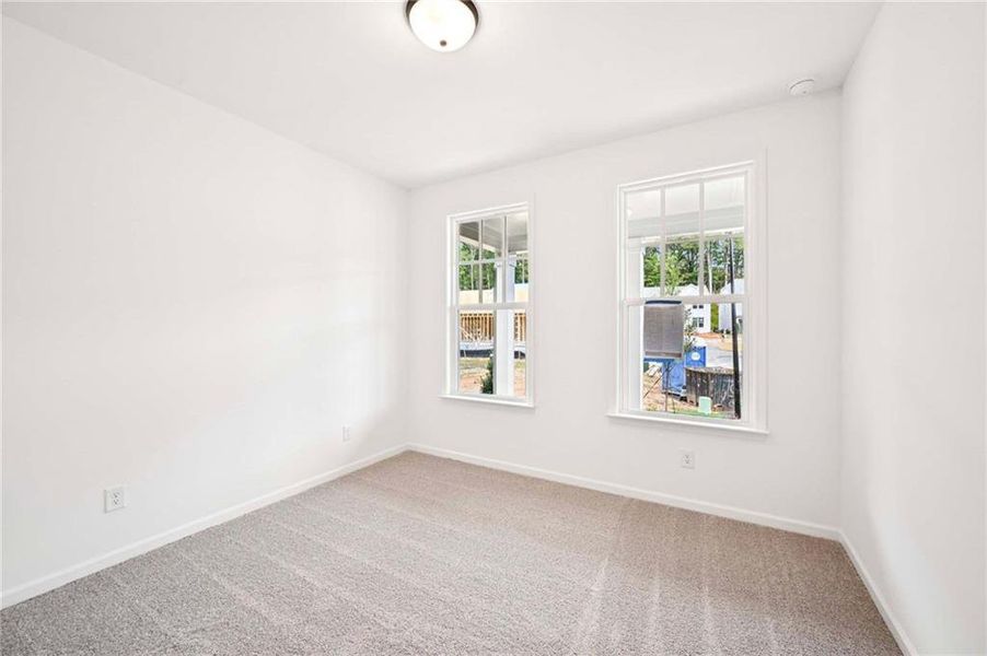 Spacious, unfurnished interior of a new home in Creekside, Dawsonville (Image 27). Spacious, unfurnished interior of a new home in Creekside, Dawsonville (Image 27).