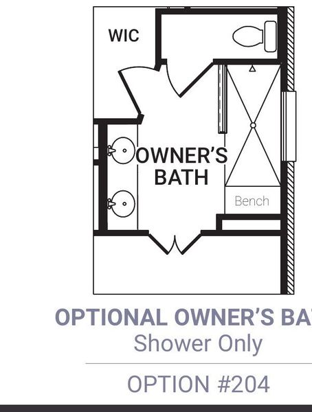 Master Bath – Large Shower / No Tub Master Bath – Large Shower / No Tub