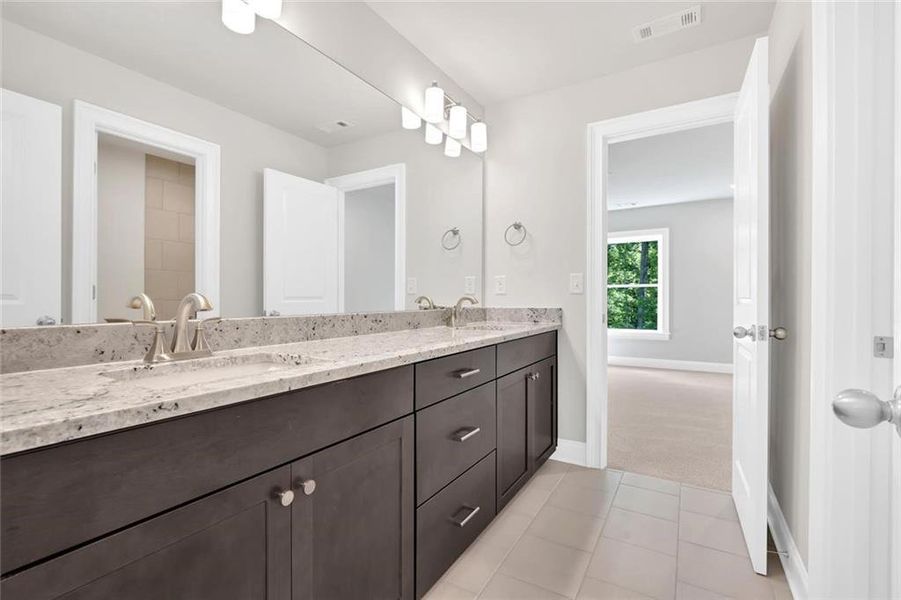 Furnished interior view inside a new home in Ford Landing, Acworth (Image 9).