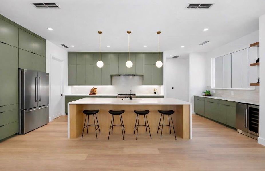 Furnished interior view inside a new home in , Austin (Image 23).