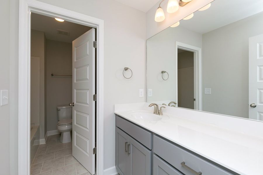 Representative furnished interior of a home built from the Dalton by Parkside Builders in The Parks of Mill Town, Chattanooga (Image 13).